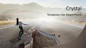  Presentation with cool - Audience pleasing PPT layouts consisting of parents pressure - he is cool skateboarder mixed backdrop and a light gray colored foreground