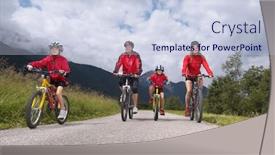  Presentation with parents and children - Theme featuring parents-with-children-7-9 background and a lemonade colored foreground