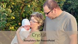  Presentation with parents - Amazing theme having parents with their 2 months old baby girl backdrop and a coral colored foreground