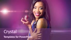  Presentation with beautiful black women smiling - Amazing PPT layouts having black women smiling - beautiful young woman in blue backdrop and a violet colored foreground