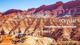  Presentation with wilderness - PPT layouts having paria-canyon-vermilion-cliffs-wilderness background and a coral colored foreground