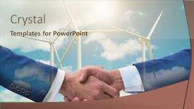  Presentation with ecology - Beautiful PPT layouts featuring paris agreement concept in ecology and environment backdrop and a cream colored foreground