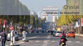  Presentation with vehicles - Amazing PPT layouts having paris-circa-july-2007-vehicles backdrop and a light blue colored foreground