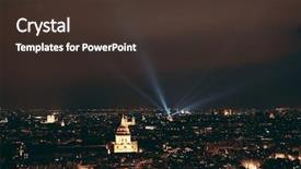  Presentation with view of rotterdam city - Beautiful slides featuring view with napoleon's tomb backdrop and a tawny brown colored foreground