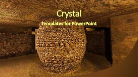  Presentation with paris france - Presentation theme enhanced with paris france - travel background background and a tawny brown colored foreground