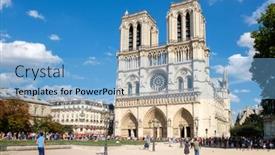  Presentation with notre dame paris france - 