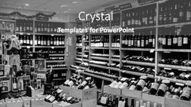  Presentation with wine store - Presentation design featuring paris-france-december-09-christmas background and a gray colored foreground