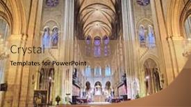  Presentation with notre dame paris france - Audience pleasing slides consisting of paris-france-february-6-2016 backdrop and a coral colored foreground