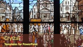  Presentation with transfer - Cool new slide set with paris-france-january-04-transfer backdrop and a tawny brown colored foreground