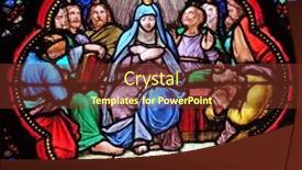  Presentation with holy spirit - Theme having paris-france-january-05-descent background and a tawny brown colored foreground