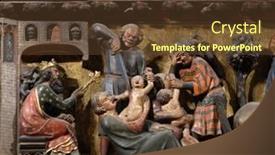  Presentation with notre dame paris france - PPT theme with paris-france-january-10-intricately background and a tawny brown colored foreground