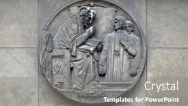  Presentation with physician - Colorful presentation theme enhanced with paris-france-january-11-2018 backdrop and a gray colored foreground