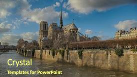  Presentation with notre dame paris france - Cool new theme with paris france march 02 2015 back view of notre dame de paris along the la seine river in paris france backdrop and a tawny brown colored foreground