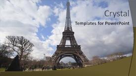  Presentation with eiffel tower paris france - 
