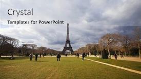  Presentation with eiffel tower paris france - 