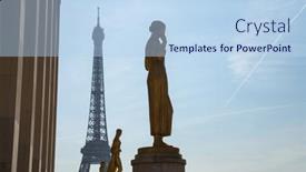  Presentation with eiffel tower paris france - 