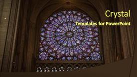  Presentation with gothic cathedral - Cool new slides with paris-france-march-27-2017 backdrop and a wine colored foreground