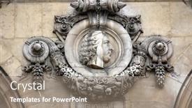  Presentation with baroque - Cool new presentation design with traditional red house in beirut backdrop and a wine colored foreground