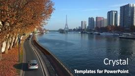  Presentation with expressway - Cool new PPT layouts with paris-france-november-21-2018 backdrop and a ocean colored foreground