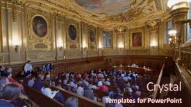  Presentation with heritage - PPT layouts with paris-france-september-14-2013 background and a wine colored foreground