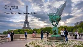  Presentation with eiffel tower paris france - 