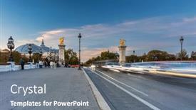  Presentation with 2022 - PPT theme with paris-france-september-17-2022 background and a gray colored foreground