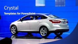  Presentation with ford - Cool new PPT theme with paris-france-september-30-paris backdrop and a cobalt blue colored foreground