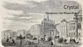  Presentation with justice - Presentation theme with paris ile de la cite background and a light gray colored foreground