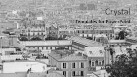  Presentation with paris france - Beautiful theme featuring paris-is-the-capital backdrop and a light gray colored foreground