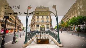  Presentation with metropolitan - Amazing presentation theme having paris-september-05-2014-paris backdrop and a coral colored foreground