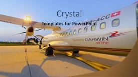  Presentation with principal - Colorful presentation enhanced with paris-september-10-atr-72 backdrop and a light blue colored foreground