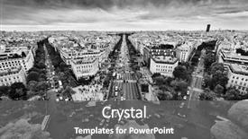  Presentation with history arc de triomphe paris - Slide deck having paris skyline - avenue des champs background and a gray colored foreground