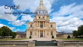  Presentation with les déchets nucléaires - Amazing PPT layouts having paris with the tomb backdrop and a light blue colored foreground