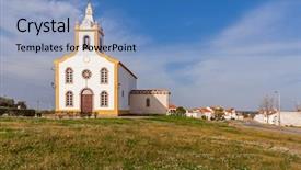  Presentation with knight - PPT layouts consisting of parish church of flor da background and a teal colored foreground