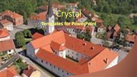  Presentation with virgin mary - PPT theme consisting of parish-church-of-the-assumption background and a tawny brown colored foreground