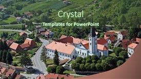  Presentation with virgin mary - Presentation theme consisting of parish-church-of-the-assumption background and a tawny brown colored foreground