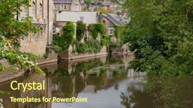  Presentation with old england - Presentation design featuring parish in west wiltshire southwest background and a tawny brown colored foreground