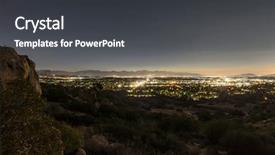  Presentation with california - Slide deck consisting of park and the san gabriel background and a dark gray colored foreground