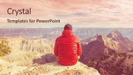  Presentation with grand canyon - Beautiful presentation featuring park arizona usa inspiring emotion backdrop and a lemonade colored foreground