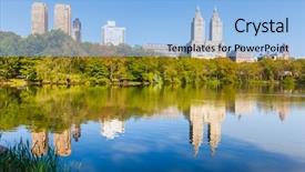  Presentation with clear sunny day rural landscape - Theme having park at sunny day new background and a light blue colored foreground