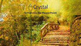  Presentation with czech republic - Cool new slides with park autumn in prague czech backdrop and a gold colored foreground