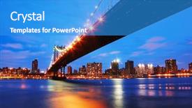  Presentation with new york city subway station - Slides enhanced with park bridges - new york city manhattan bridge background and a teal colored foreground