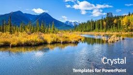  Presentation with ecotourism - Amazing PPT theme having active tourism and ecotourism backdrop and a teal colored foreground