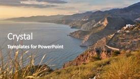  Presentation with sol - PPT layouts having park costa del sol andalusia background and a gray colored foreground