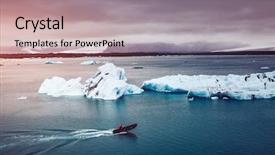  Presentation with climate change - Amazing slide set having park iceland europe popular tour backdrop and a coral colored foreground