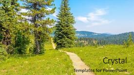 Presentation with british columbia canada - Beautiful presentation featuring park in british columbia canada backdrop and a  colored foreground