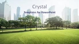  Presentation with shanghai - Amazing theme having park-in-lujiazui-financial-centre backdrop and a sky blue colored foreground