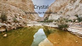  Presentation with panorama from bryce canyon national - Beautiful theme featuring park in the negev desert backdrop and a coral colored foreground