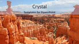  Presentation with utah - PPT theme enhanced with park landscape utah united states background and a light blue colored foreground