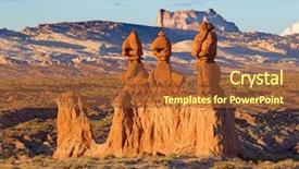  Presentation with utah - Slides featuring duende - goblin state park near hanksville background and a red colored foreground